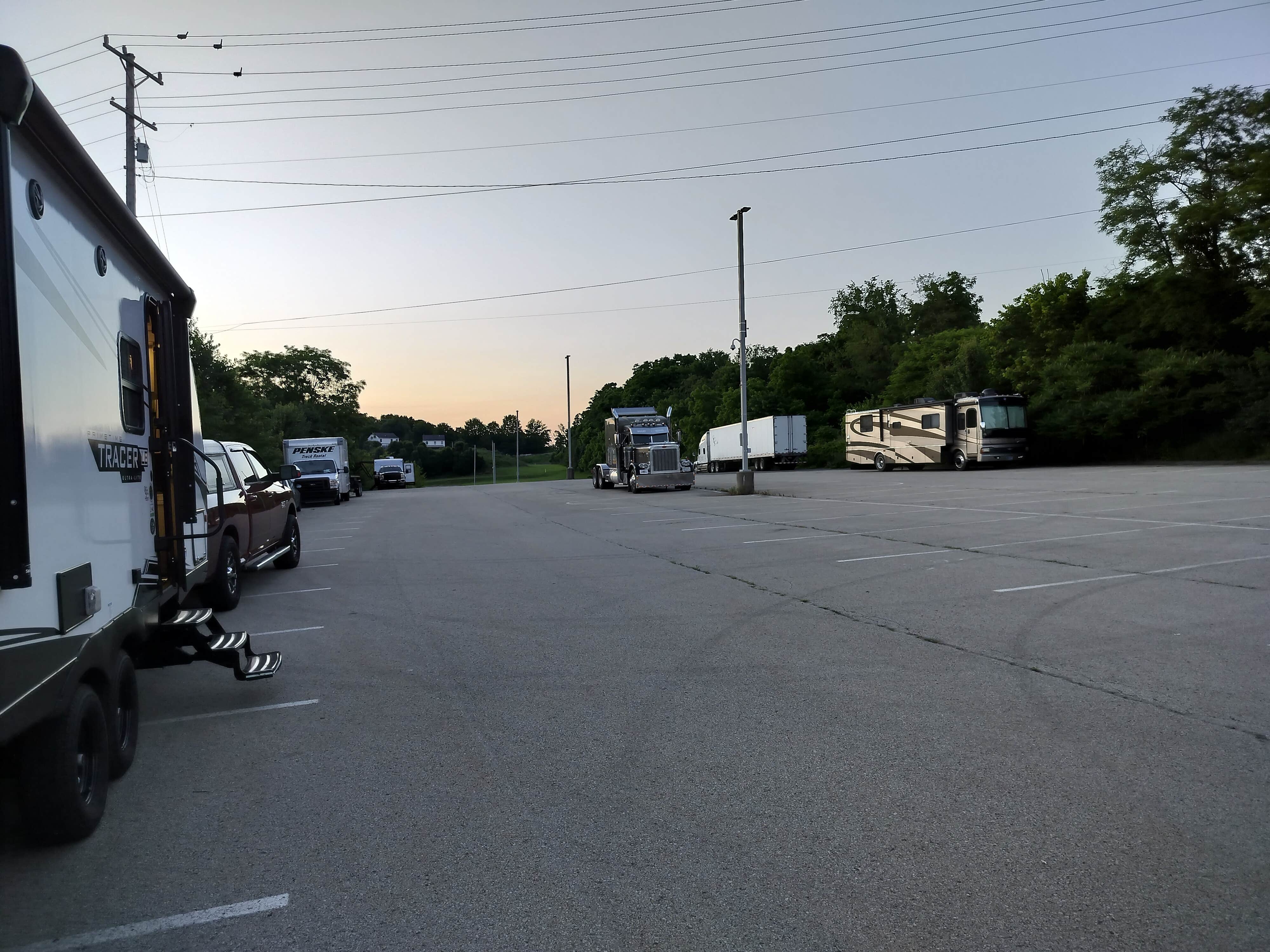 Valerie P.'s photo of rv camping at Hollywood Casino at the Meadows near Windsor Heights, WV