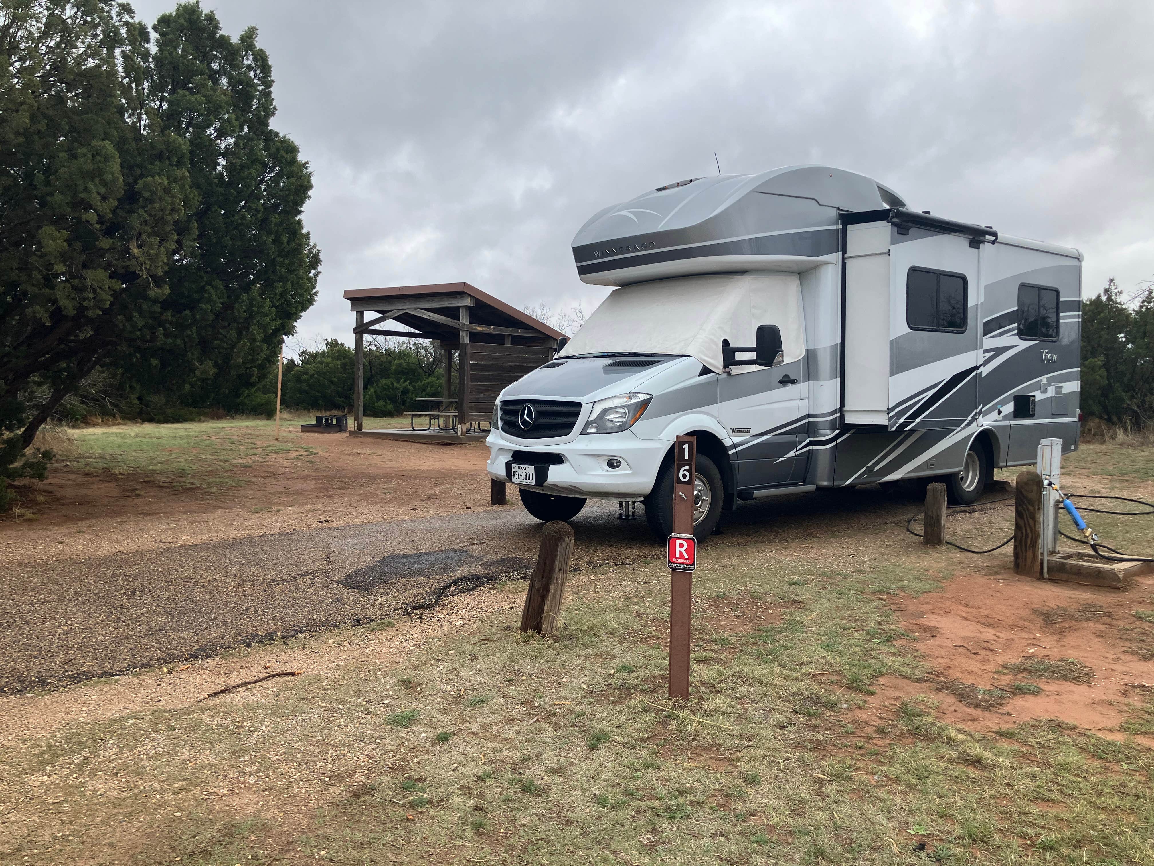 Roger W.'s photo of rv camping at Honey Flat Camping Area — Caprock Canyons State Park near Estelline, TX