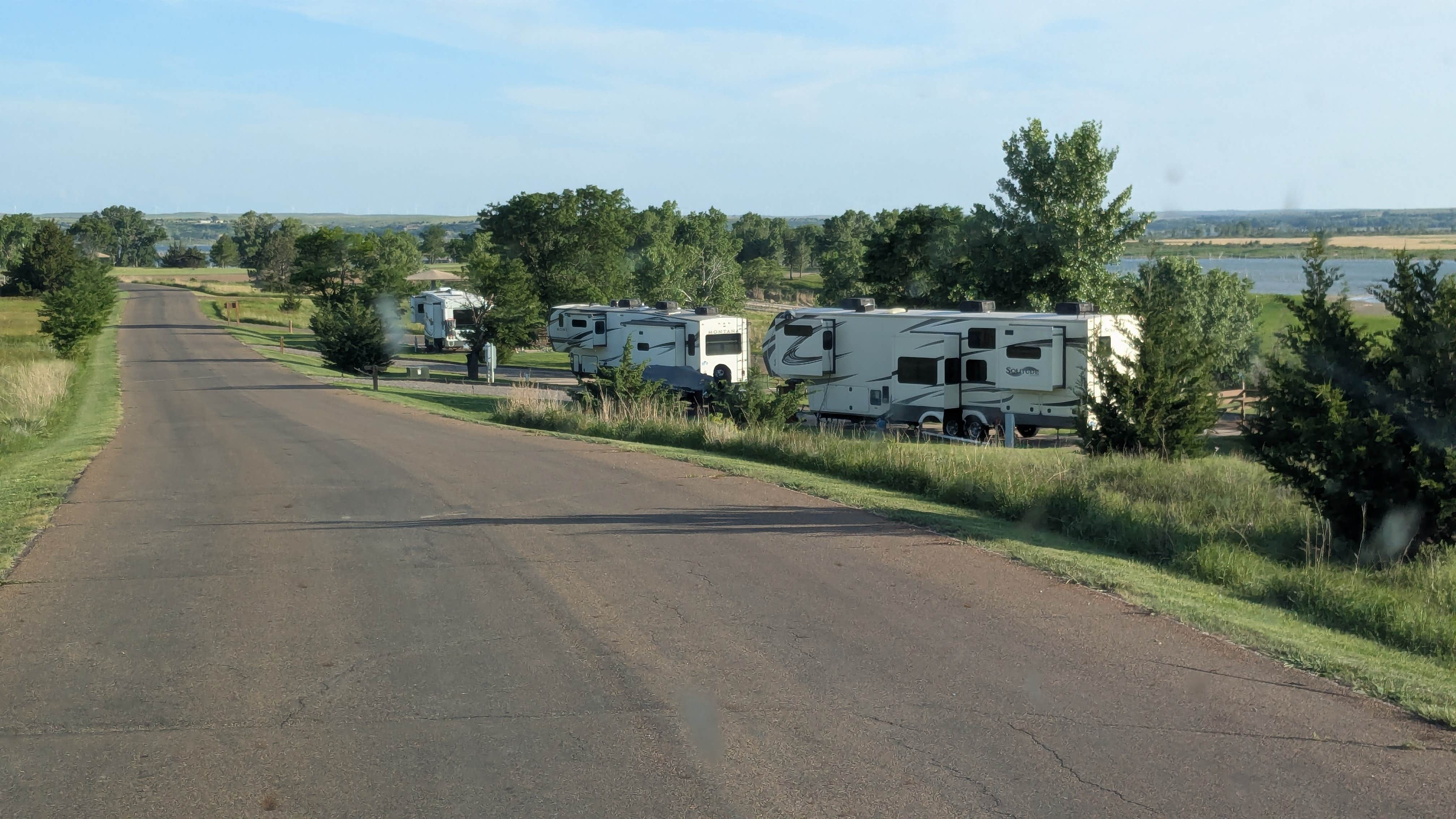 David M.'s photo of rv camping at Bluffton Area — Cedar Bluff State Park near Morland, KS