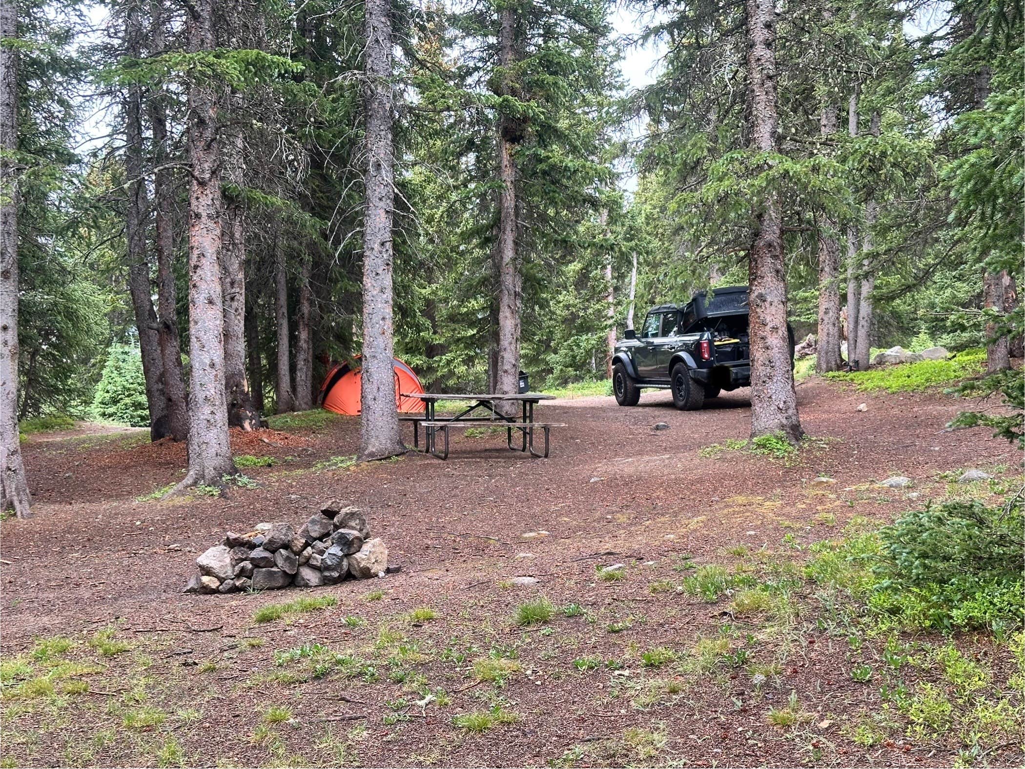 Eric M.'s photo of a dispersed camping area at Hoosier Pass Dispersed Camping near Copper Mountain, CO