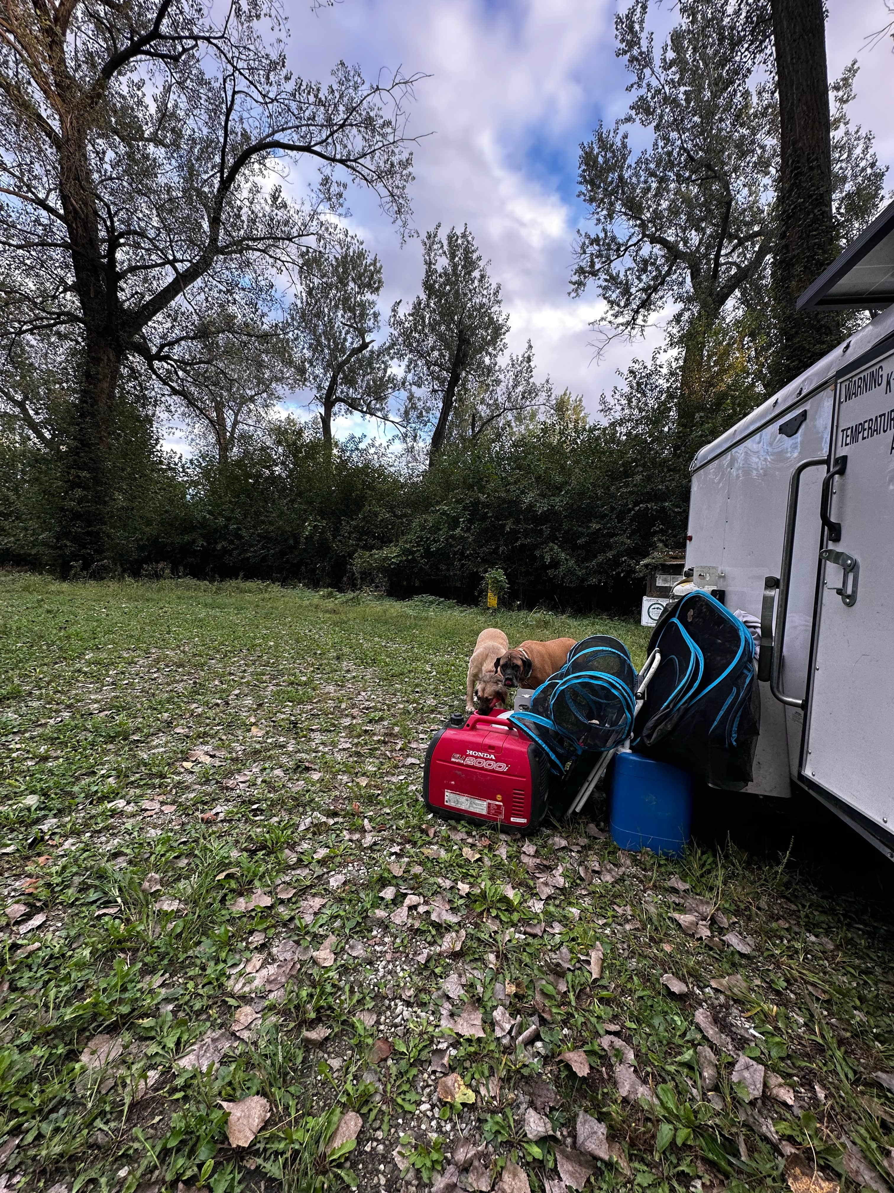 Imerie T.'s photo of camping with pets at Hoot Owl Bend near Nemaha, NE