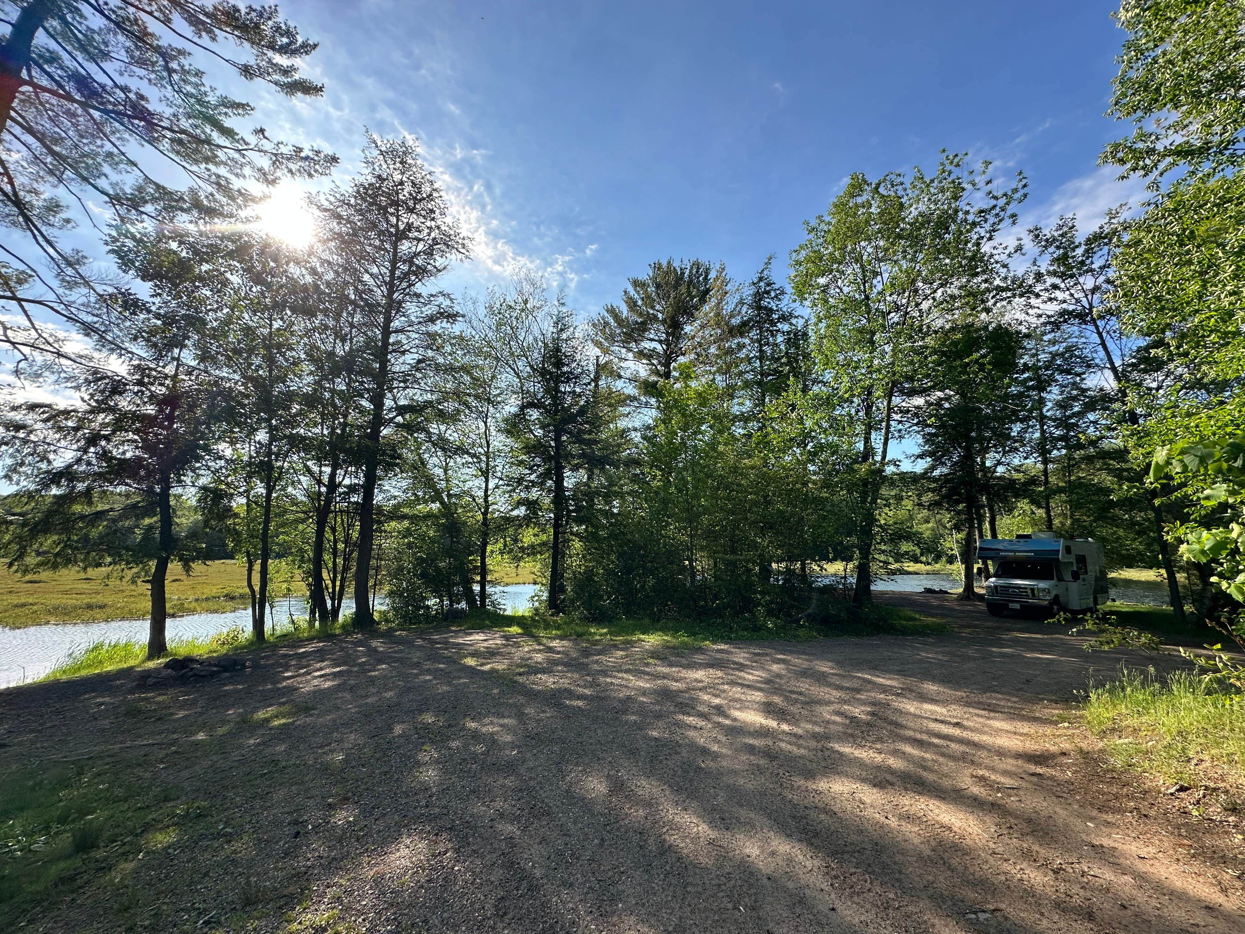 Jay S.'s photo of a dispersed camping area at Horn Lake Camping near Phillips, WI