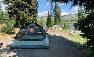 Cable A.'s photo of camping with pets at Horse Thief Campground near Stanley, ID