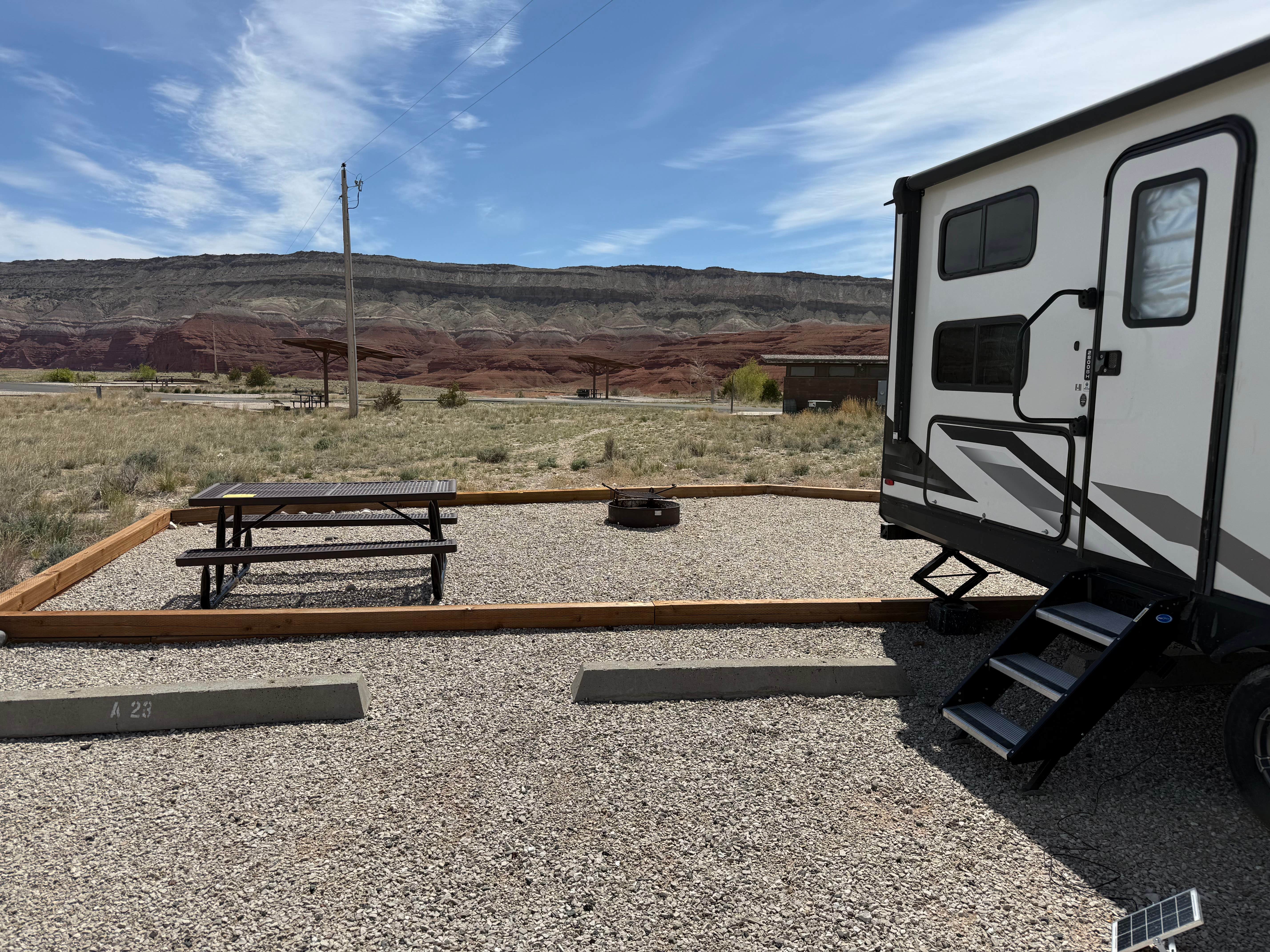 Rob R.'s photo of rv camping at Horseshoe Bend Campground — Bighorn Canyon National Recreation Area near Frannie, WY
