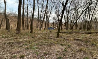 Rachel R.'s photo of tent camping at Horseshoe Bend Primitive Public Use Area near Greenland, AR