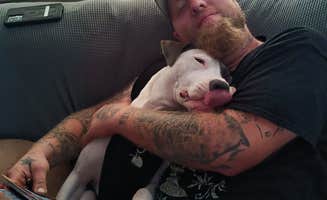 Meeks's photo of camping with pets at Horseshoe Cove RV Resort near Nokomis, FL