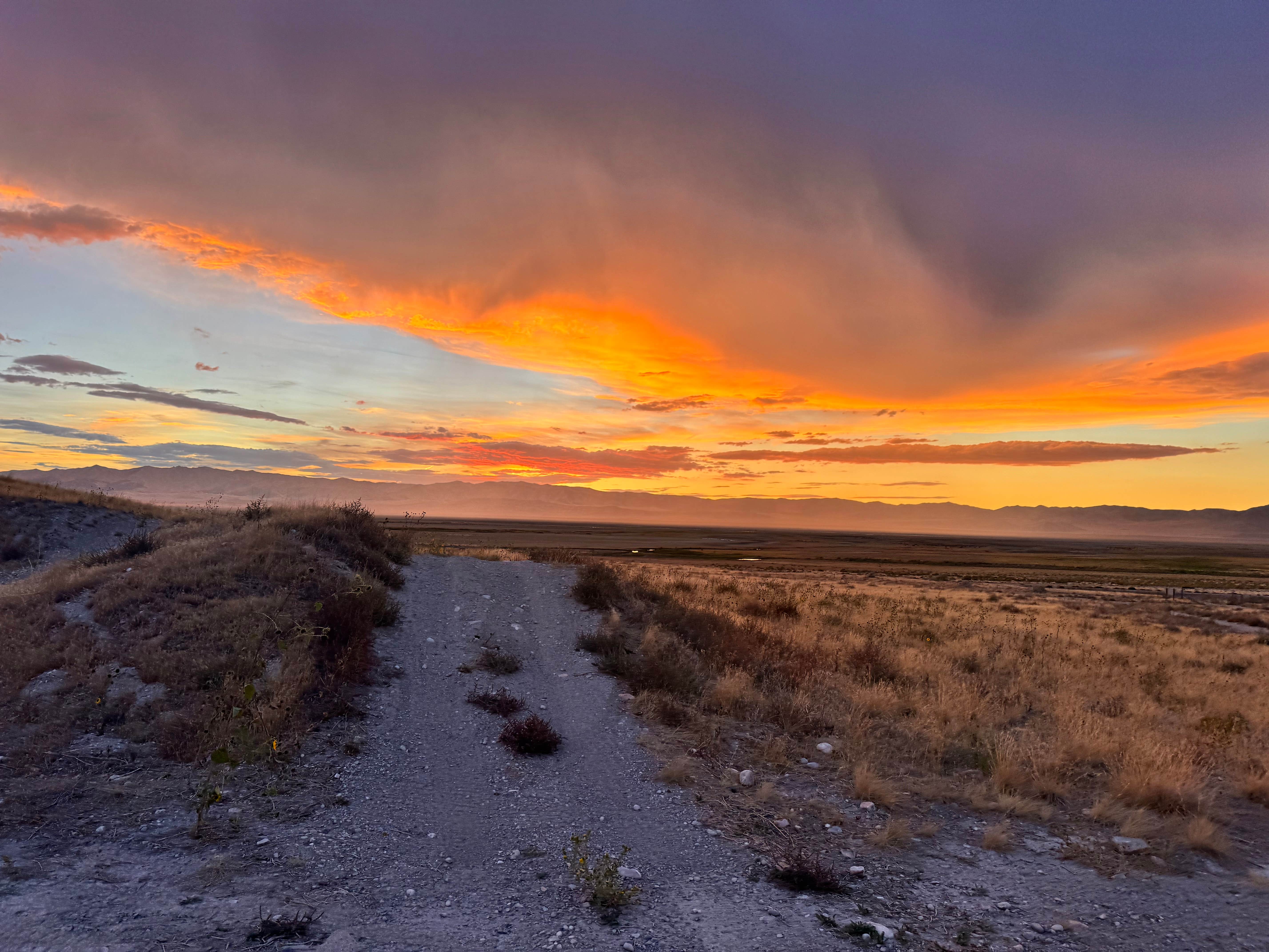 Cyrena P.'s photo of a dispersed camping area at Horseshoe Knoll - Dispersed Camping near Layton, UT