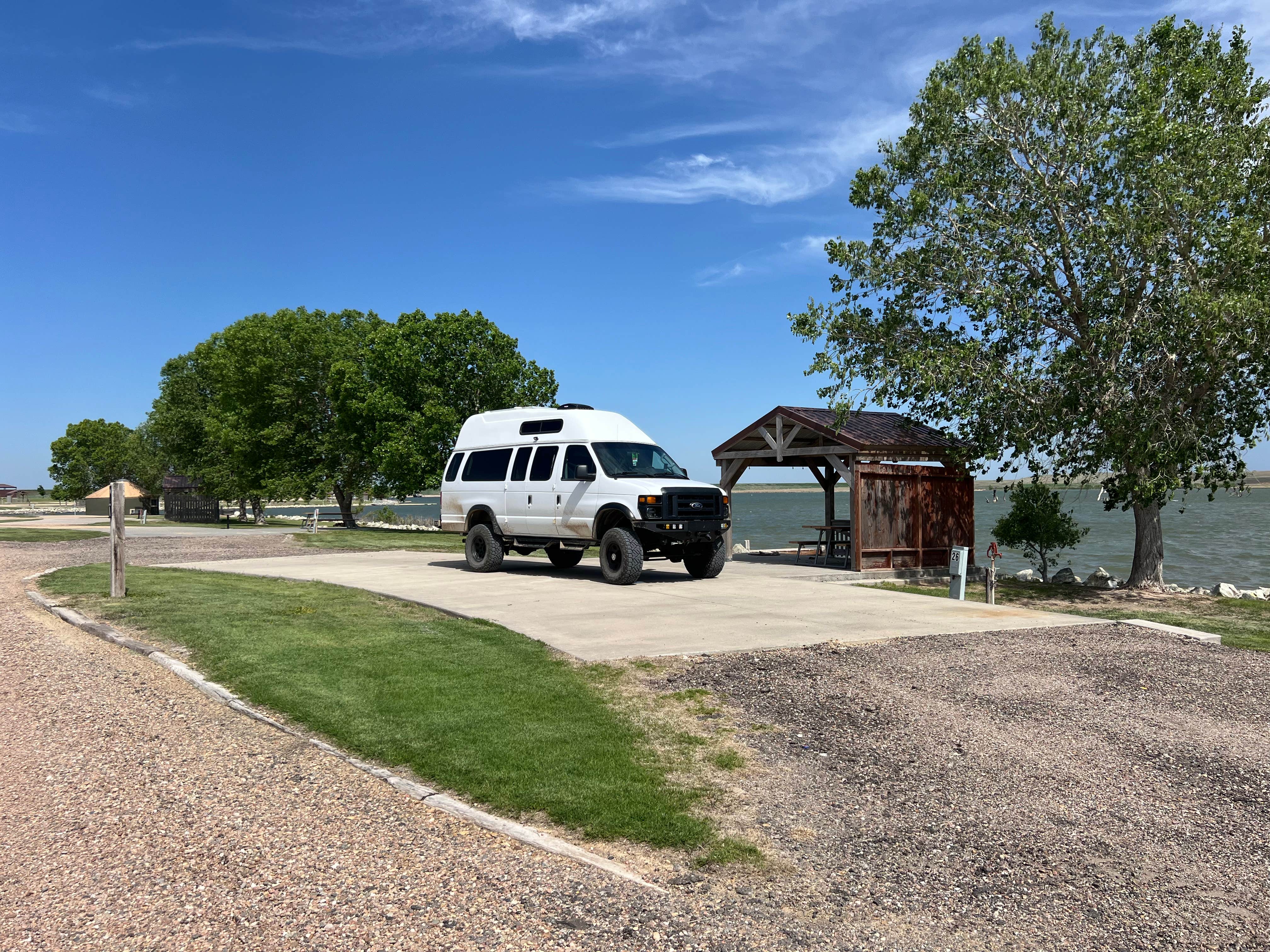 Meghan B.'s photo of rv camping at Horse Thief Reservoir near Garden City, KS