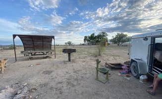 Imerie T.'s photo of camping with pets at Hot Creek Campground in Nevada