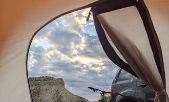 Camping near Old De Beque Bridge on Colorado River: Hubbard Mesa West, Rifle, Colorado