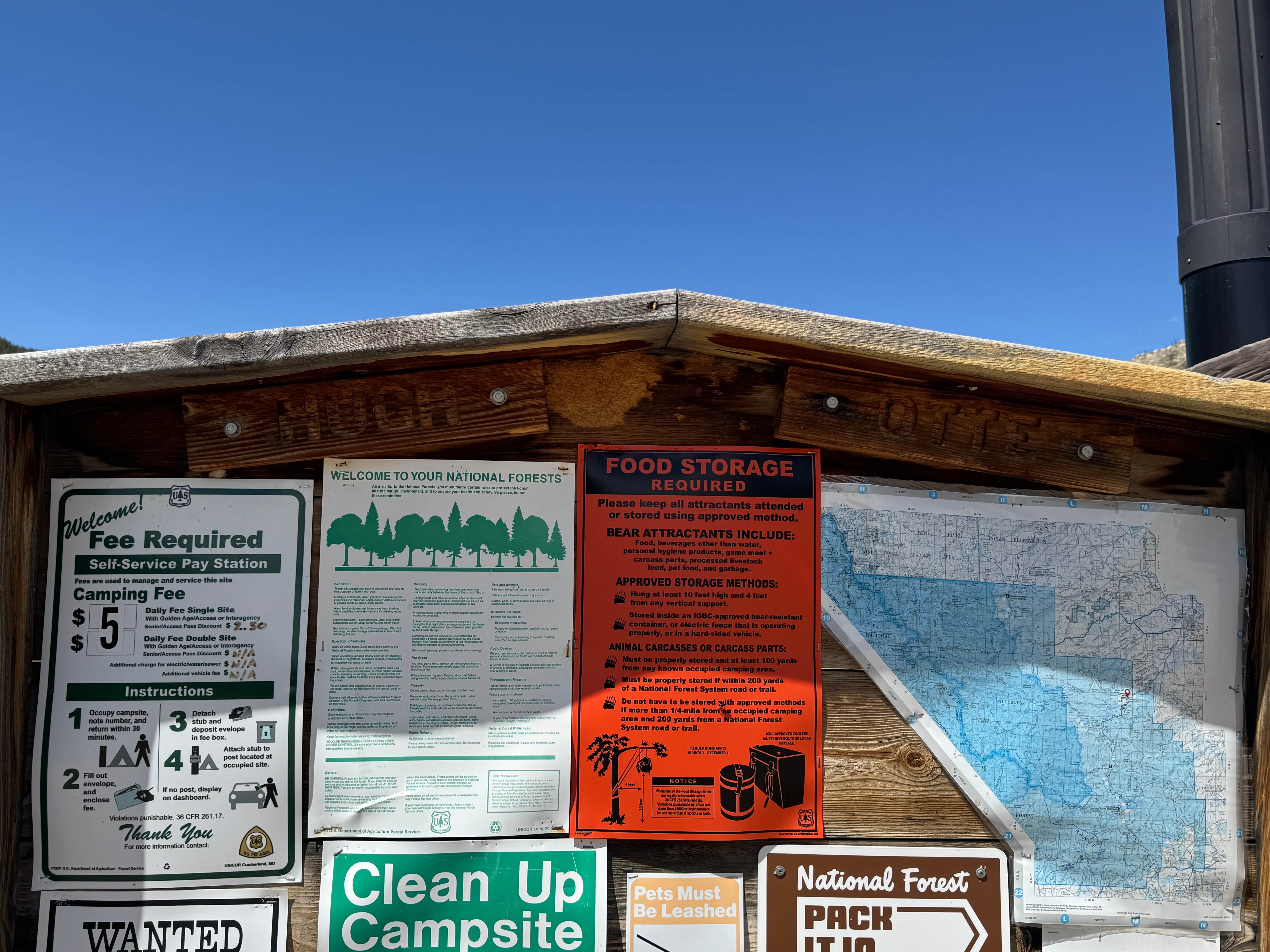 Camping near Twin Pines RV Park and Campground: Hugh Otte Camping Area, Lander, Wyoming