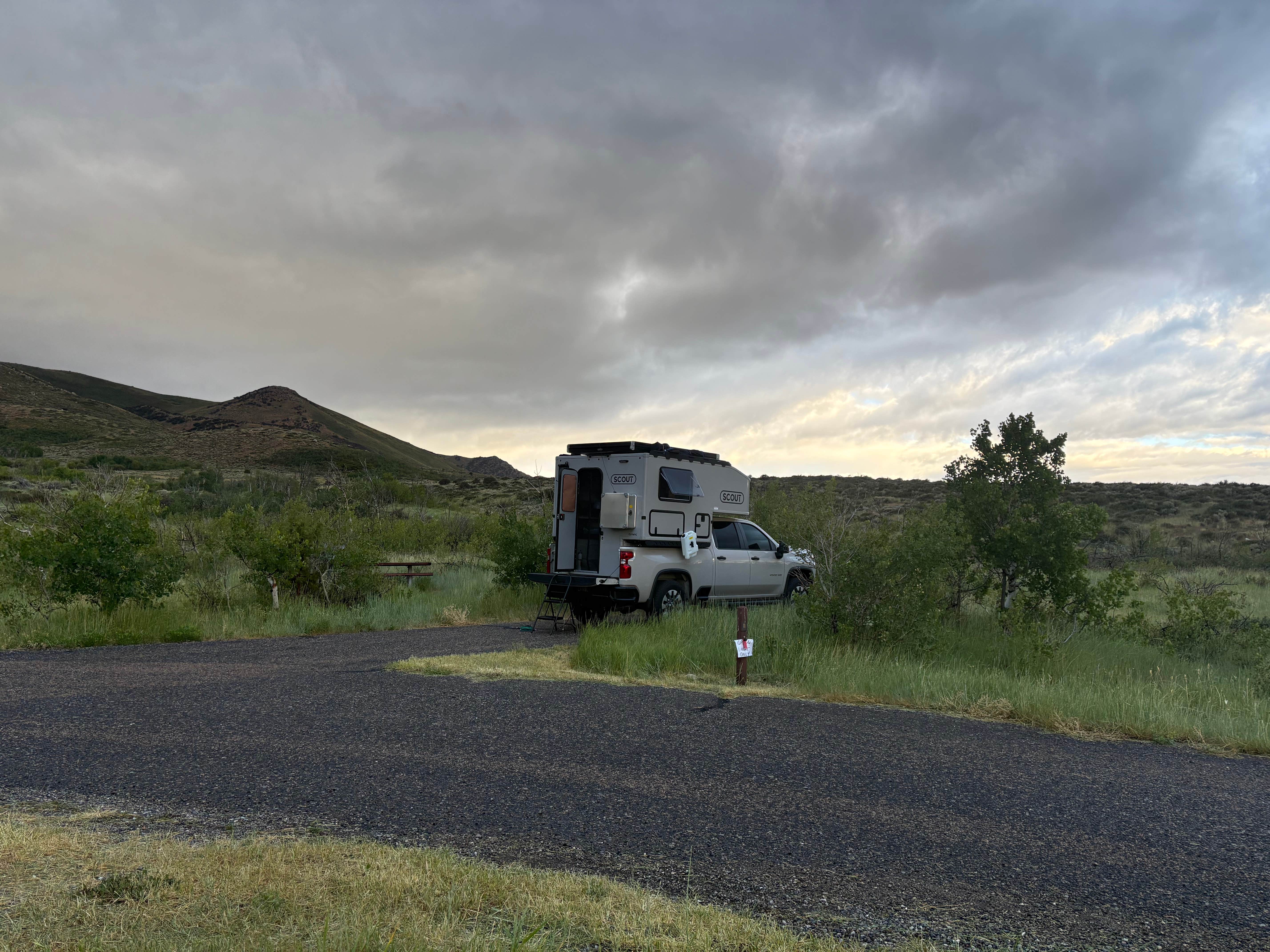 susan F.'s photo of rv camping at Humboldt National Forest Angel Creek Campground near Wells, NV