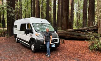 James B.'s photo of rv camping at Burlington Campground — Humboldt Redwoods State Park near Myers Flat, CA
