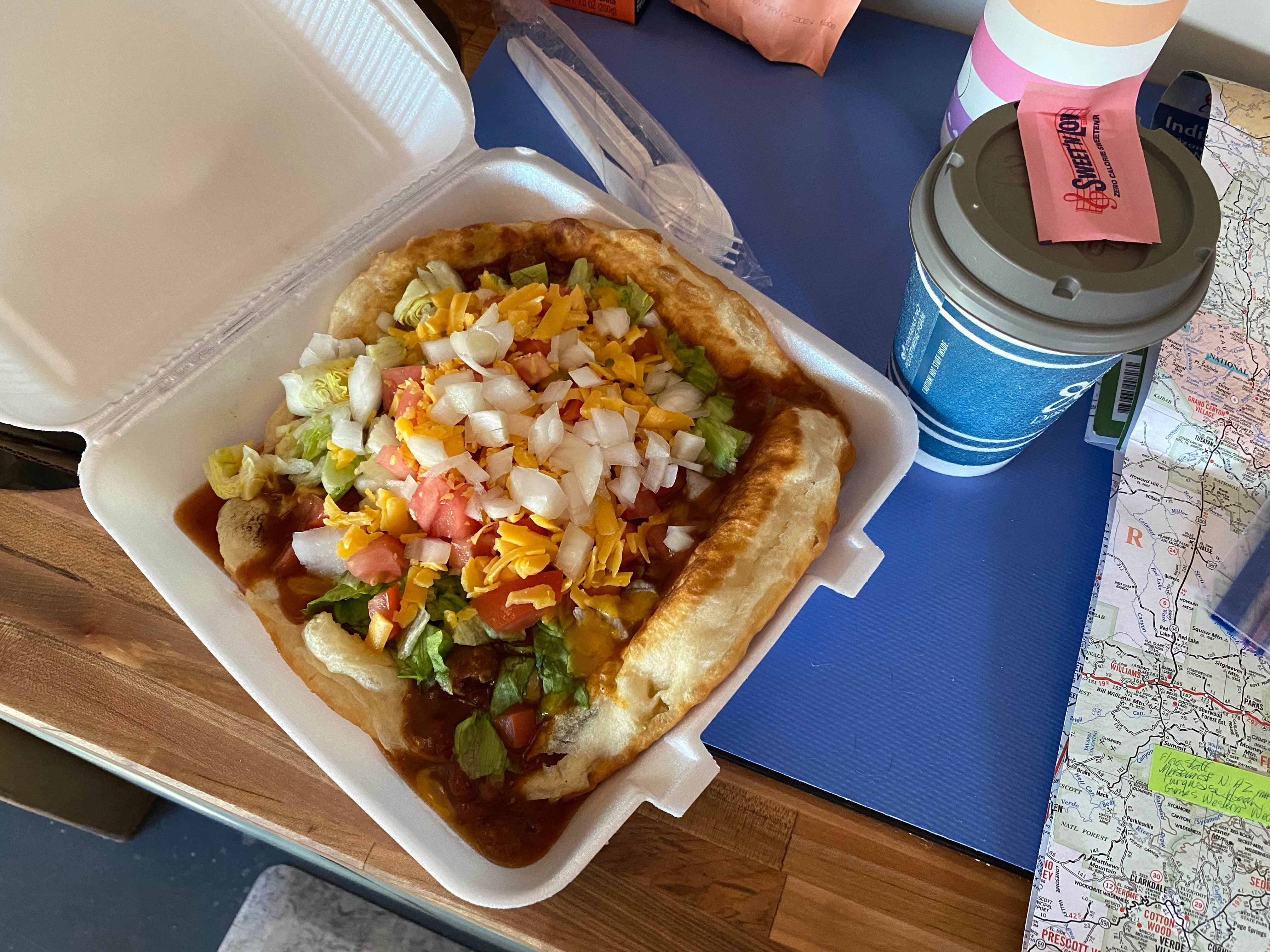Amy W.'s photo of camping with pets at Hummingbird Campground near Kayenta, AZ