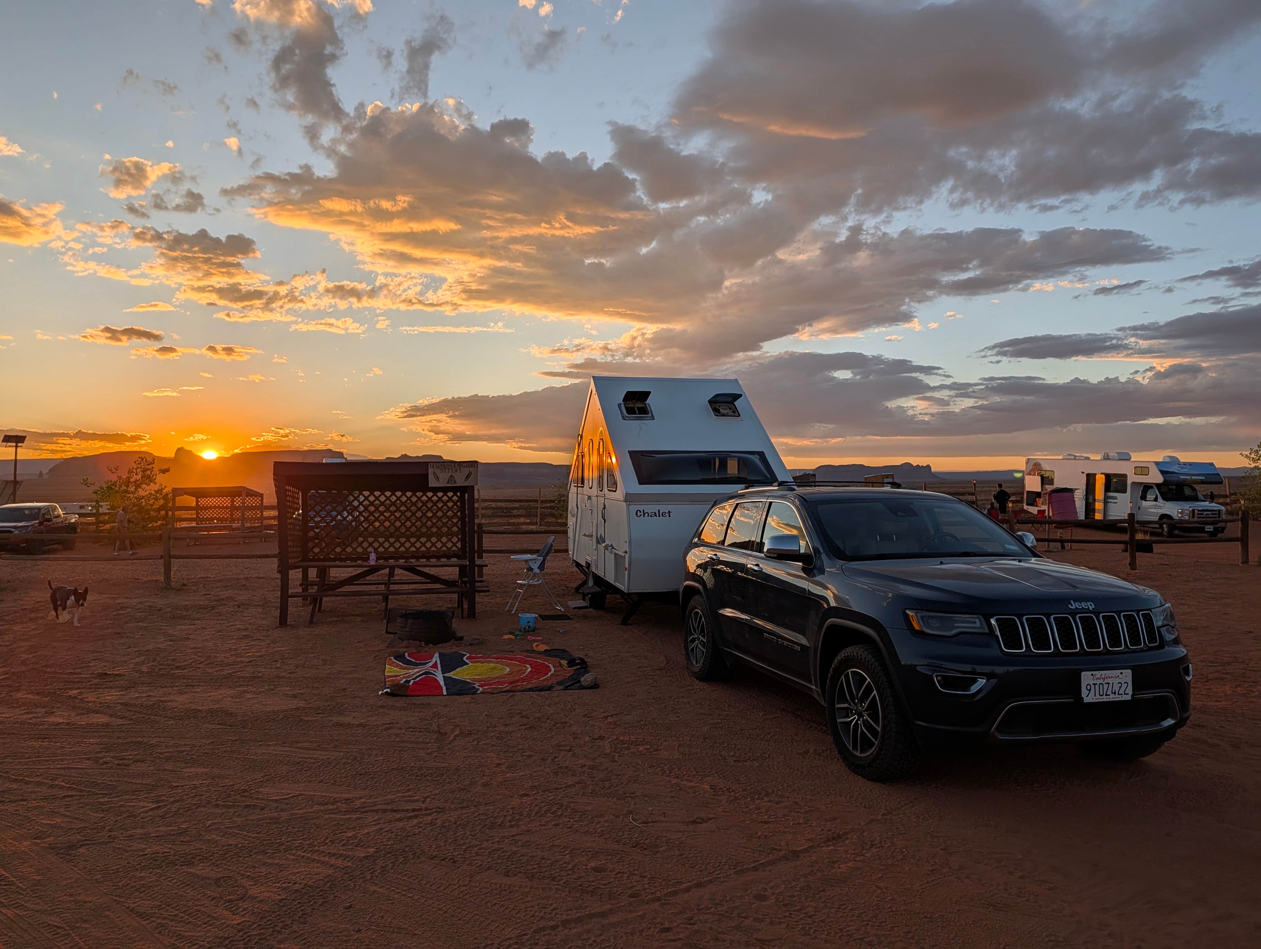 Hans V.'s photo of camping with pets at Hummingbird Campground near Kayenta, AZ