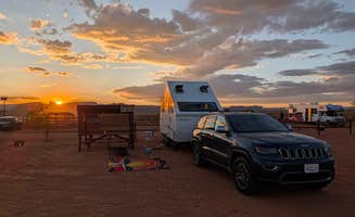 Hans V.'s photo of camping with pets at Hummingbird Campground near Monument Valley, AZ