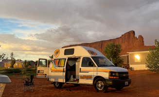 Clara T.'s photo of rv camping at Hummingbird Campground near Monument Valley, AZ