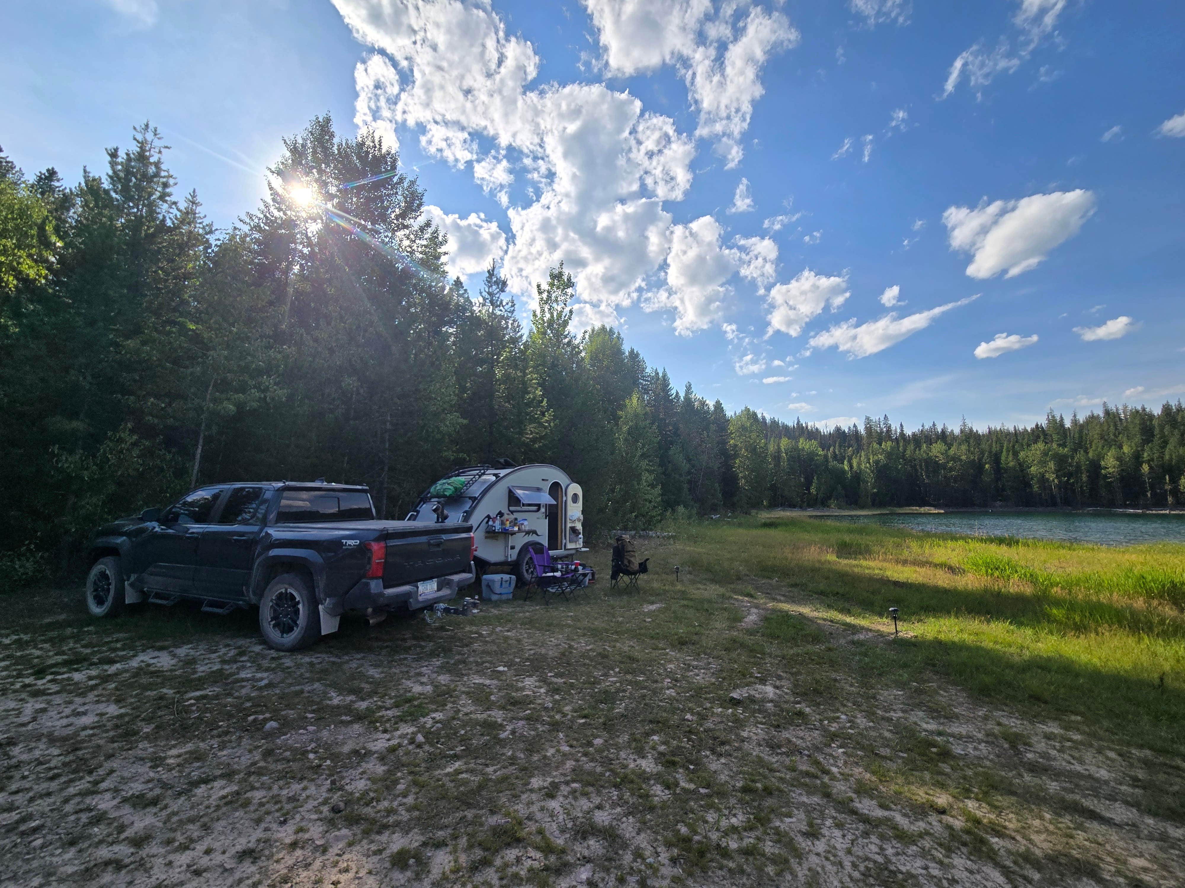 Camper-submitted photo at Hungry Horse Reservoir Dispersed near Columbia Falls, MT