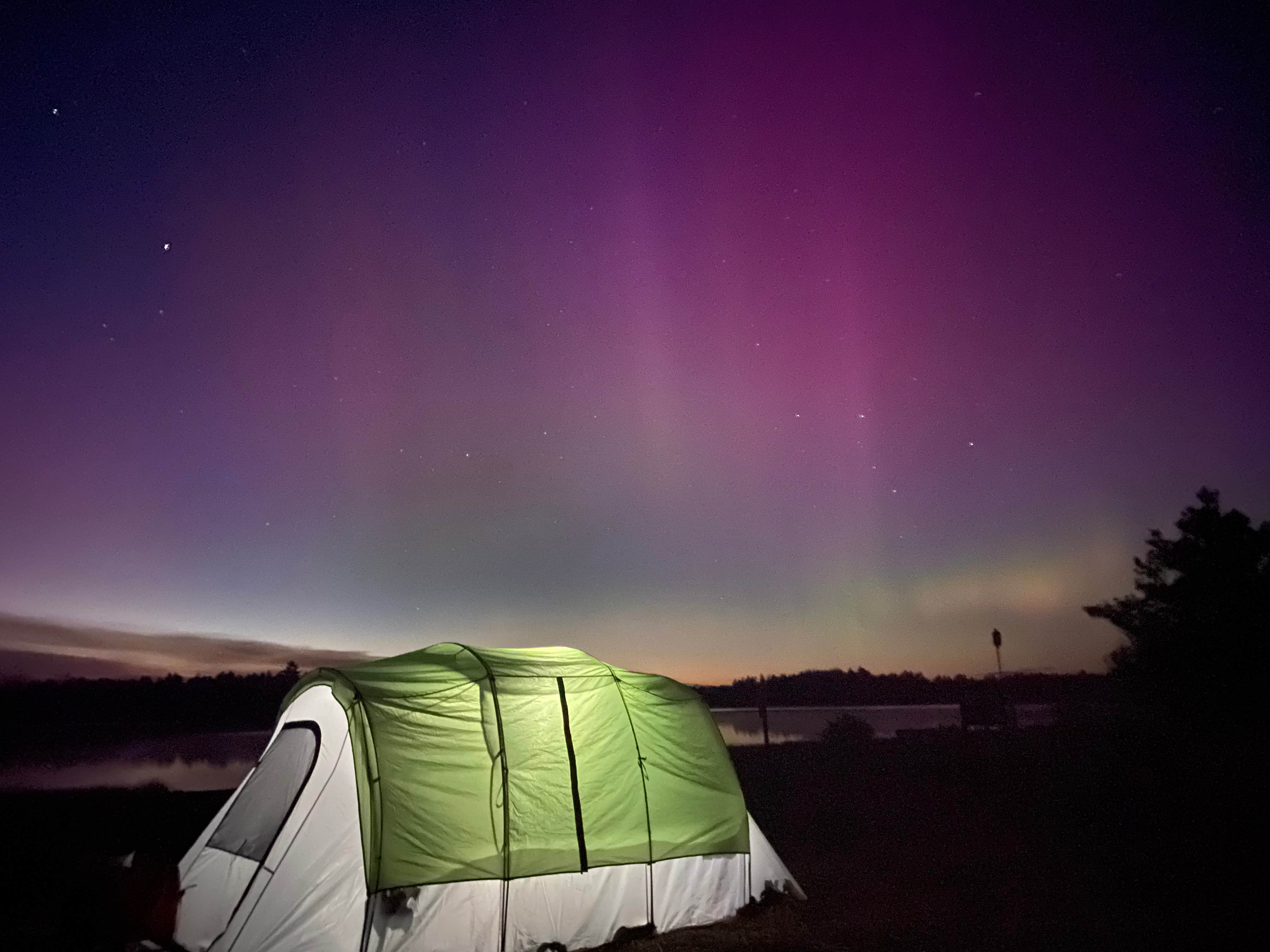 Sara C.'s photo of tent camping at Wakeley Lake Campground — Huron Manistee National Forests near Gaylord, MI