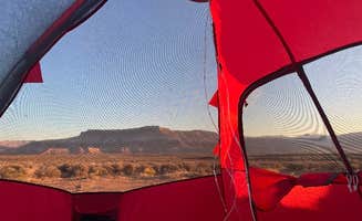 clinton H.'s photo of a dispersed camping area at Hurricane Cliffs BLM Dispersed near Leeds, UT