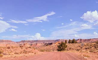 Gaby O.'s photo of a dispersed camping area at Hurricane Cliffs BLM Dispersed near Leeds, UT