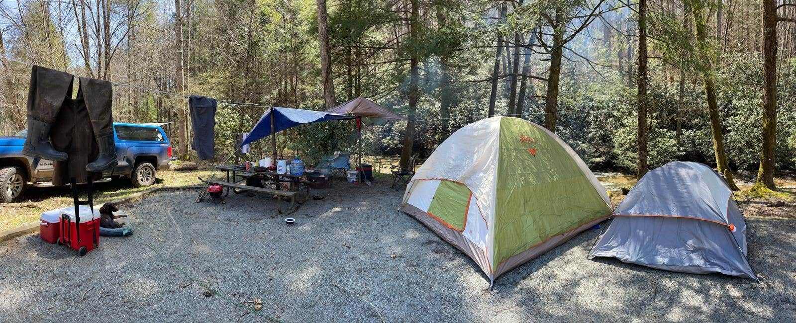 Camper submitted image from Hurricane Creek Camp - 1