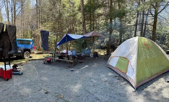 Camping near Pickens Nose Trailhead Campsite: Hurricane Creek Camp, Otto, North Carolina