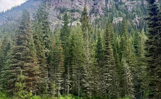 Reames C.'s photo of camping with pets at Hyalite Canyon Dispersed - FS 1046 near Livingston, MT