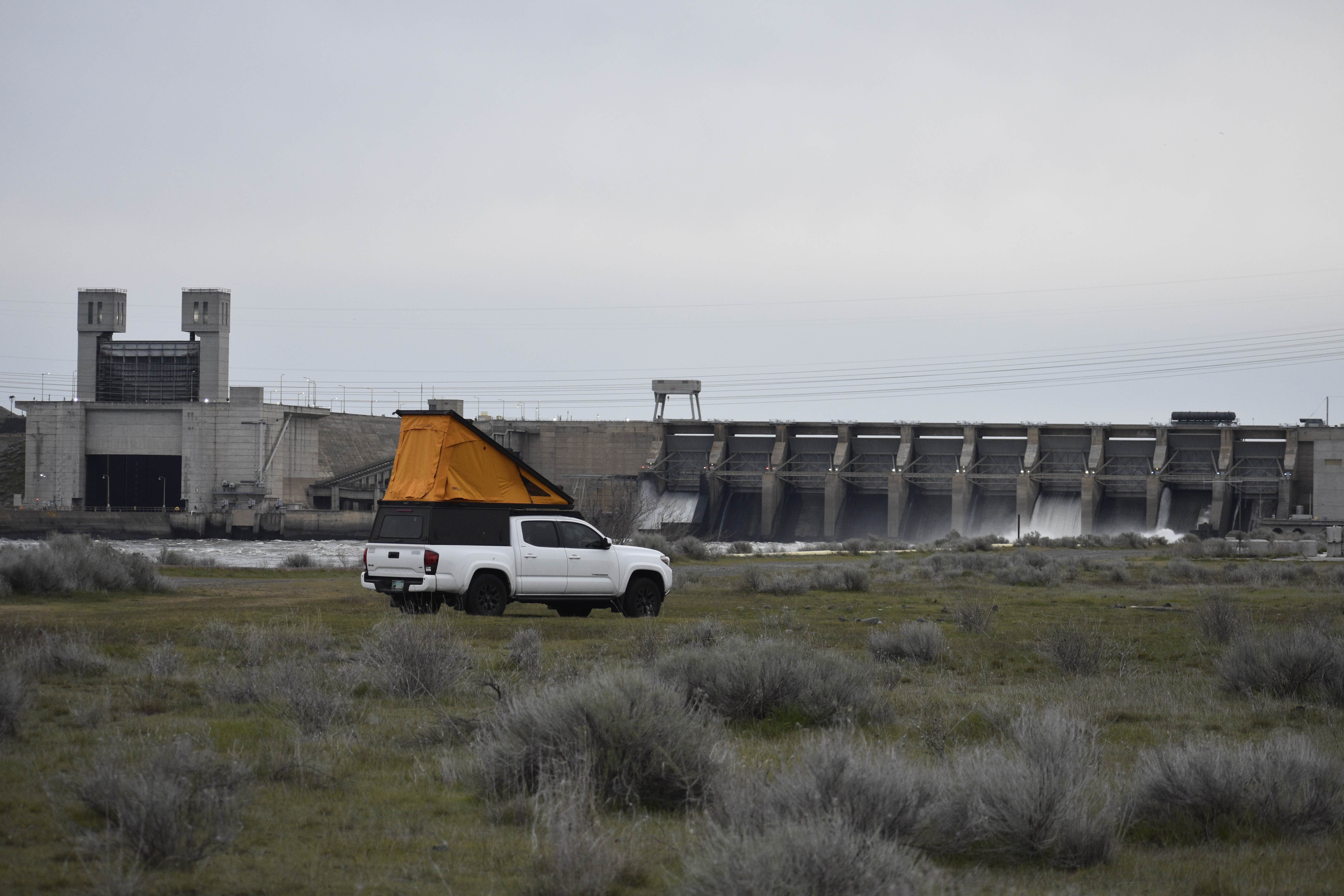 Camper-submitted photo at ice harbor dam near Prosser, WA