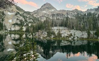 Liv L.'s photo of a dispersed camping area at Ice Lake near Summerville, OR