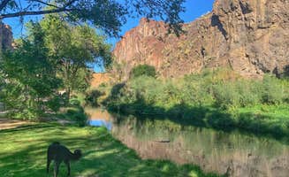 Sadie P.'s photo of camping with pets at Balanced Rock County Park near Twin Falls, ID
