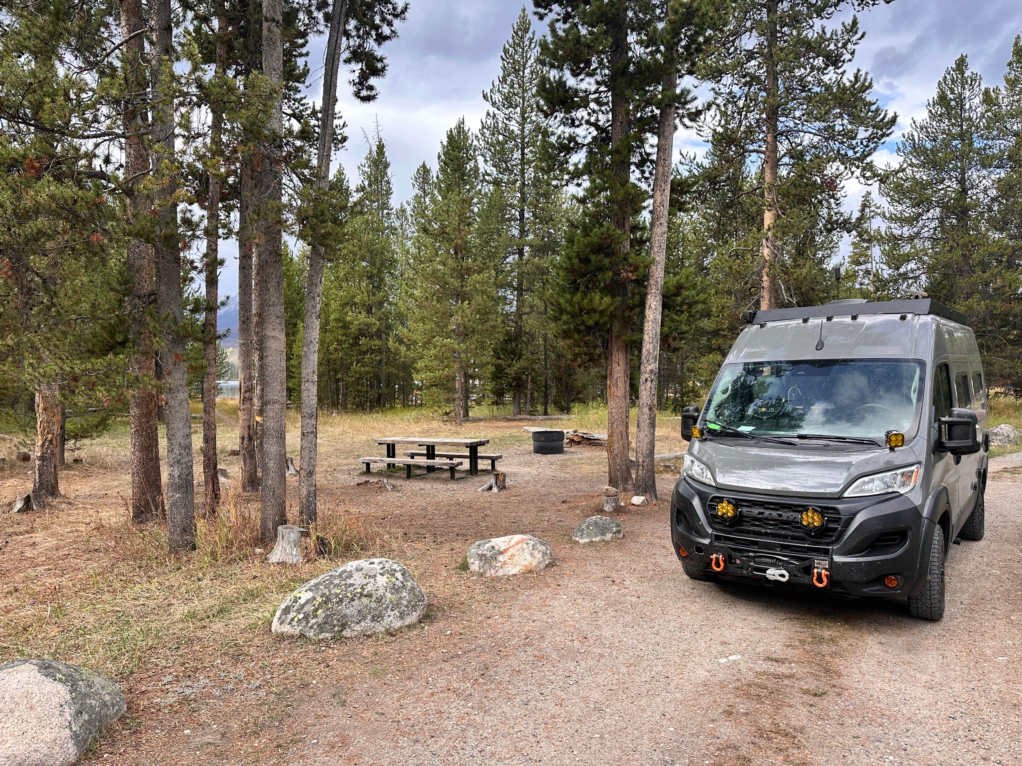 steve D.'s photo of rv camping at Chinook Bay Campground near Stanley, ID