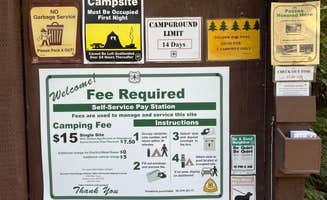 Meghan B.'s photo of camping with pets at Meadow Creek Campground near Moyie Springs, ID