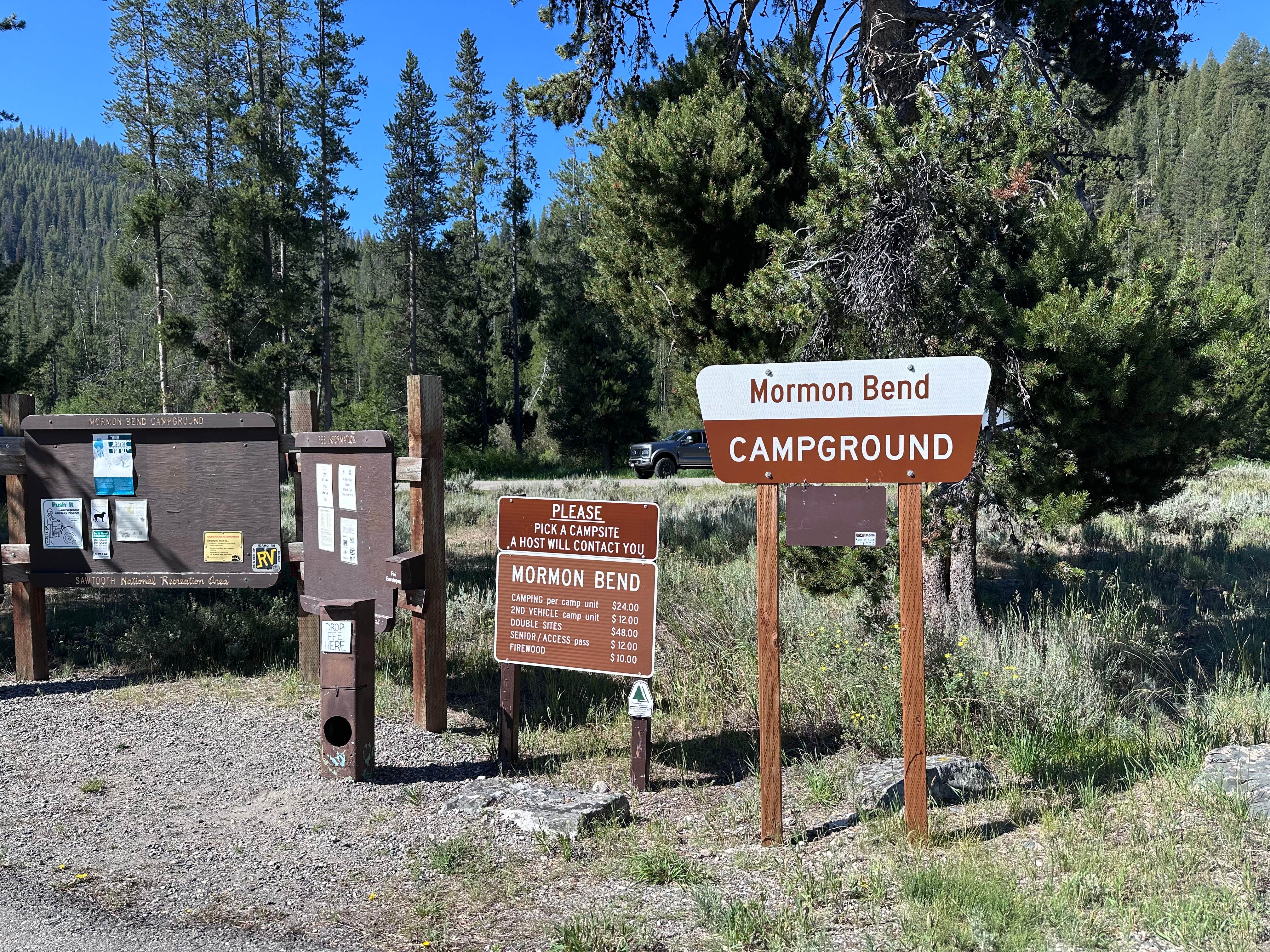 Camper-submitted photo at Mormon Bend Campground near Stanley, ID
