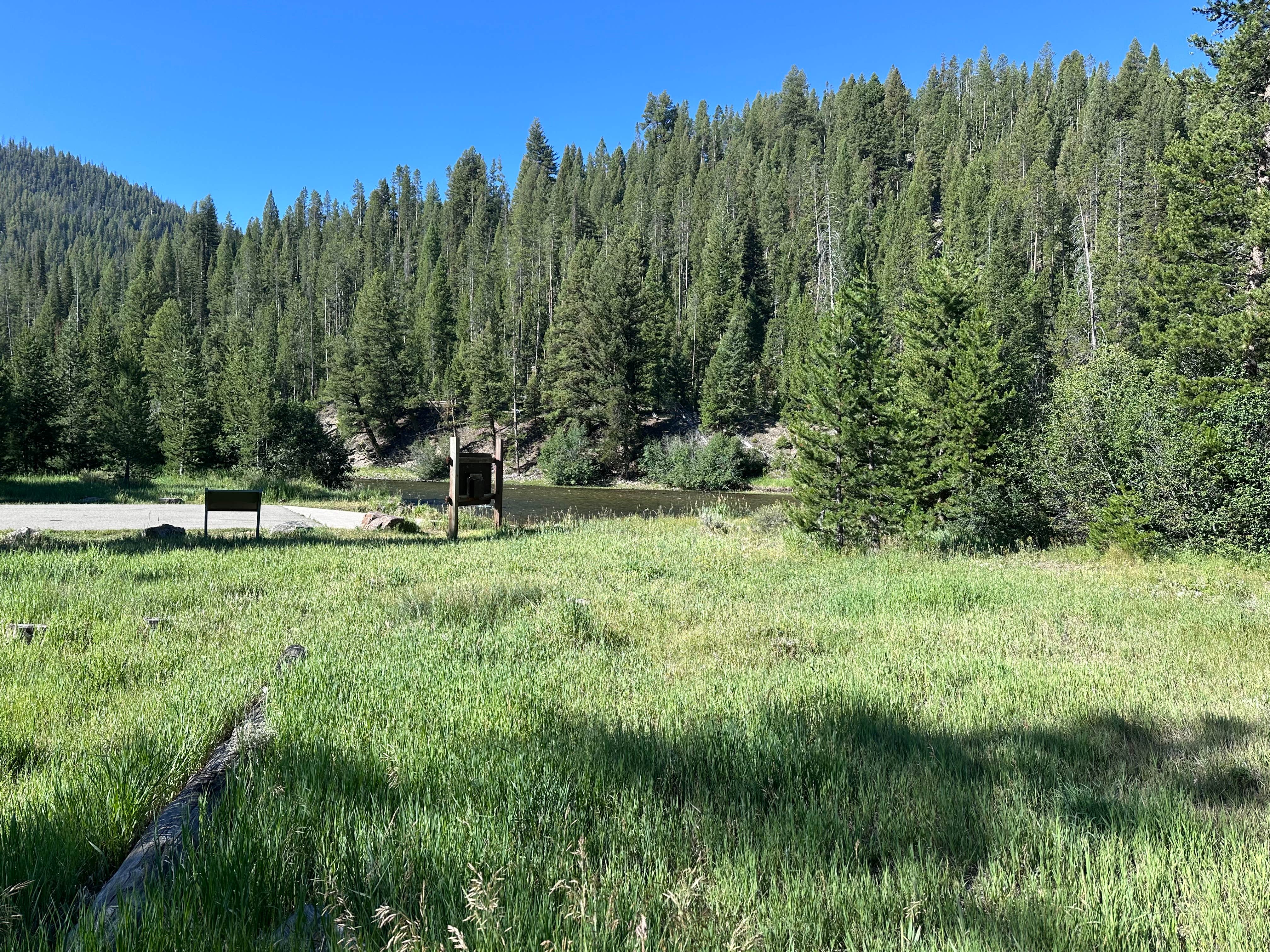 Camper-submitted photo at Mormon Bend Campground near Stanley, ID
