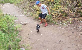 Adam B.'s photo of camping with pets at Palisades Creek Campground near Thayne, WY