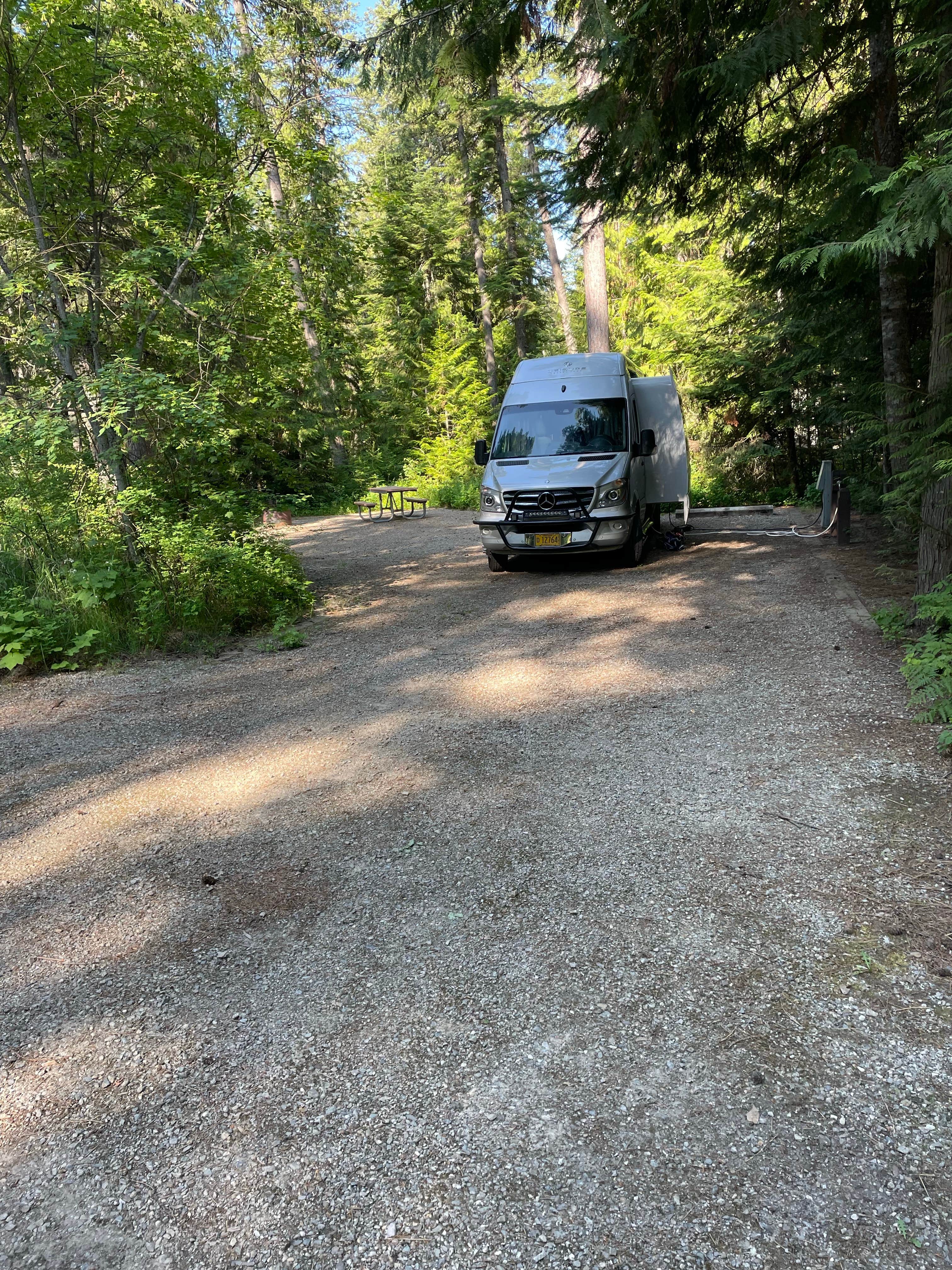 Tige P.'s photo of rv camping at Riley Creek Campground near Coolin, ID