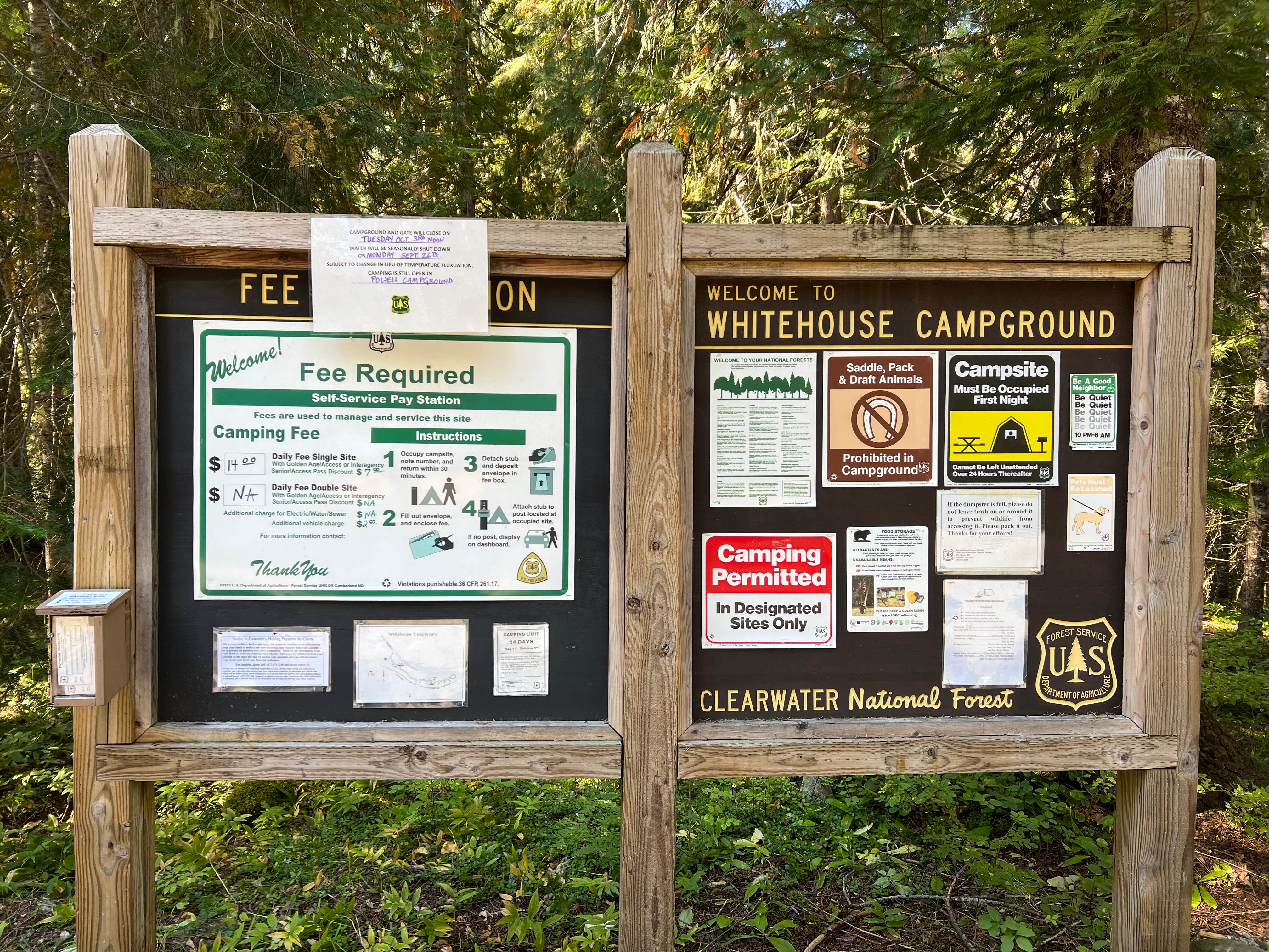 Camping near Wendover Campground: Whitehouse Campground, Pinesdale, Idaho