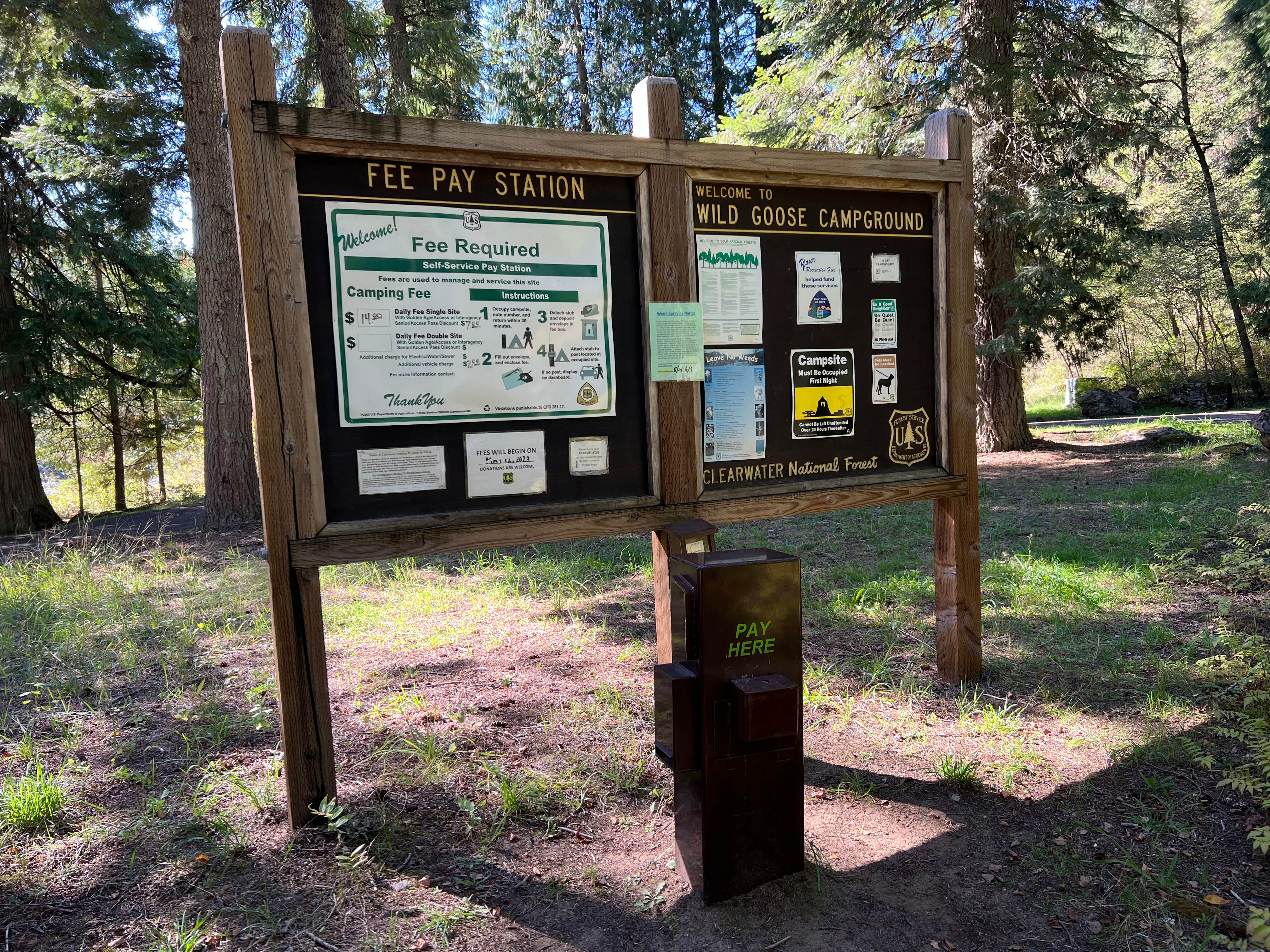 Camper-submitted photo at Wild Goose Campground near Kooskia, ID