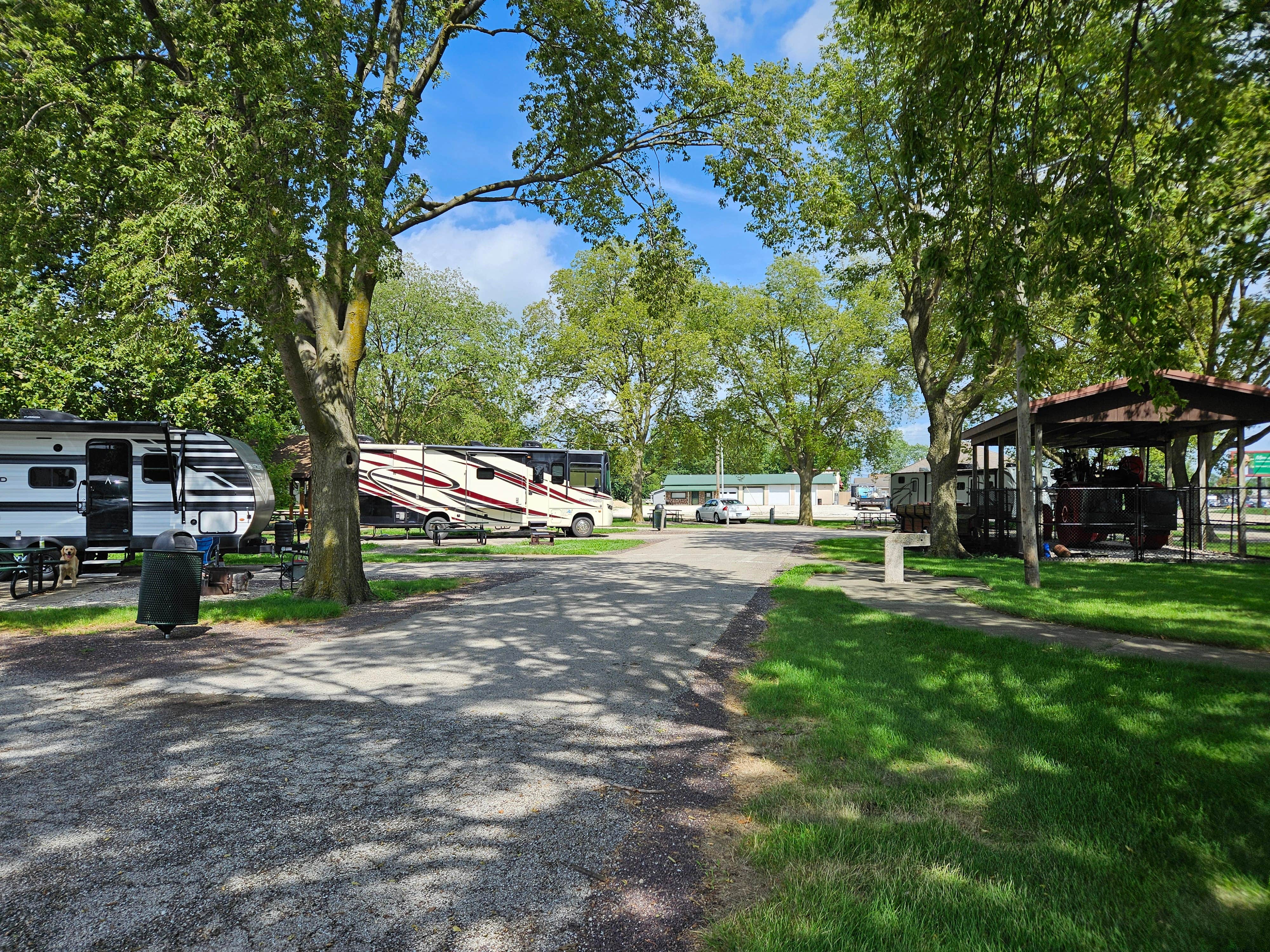 Camping near Moraine View State Recreational Area: Gibson City South Park Municipal Campground, Fisher, Illinois