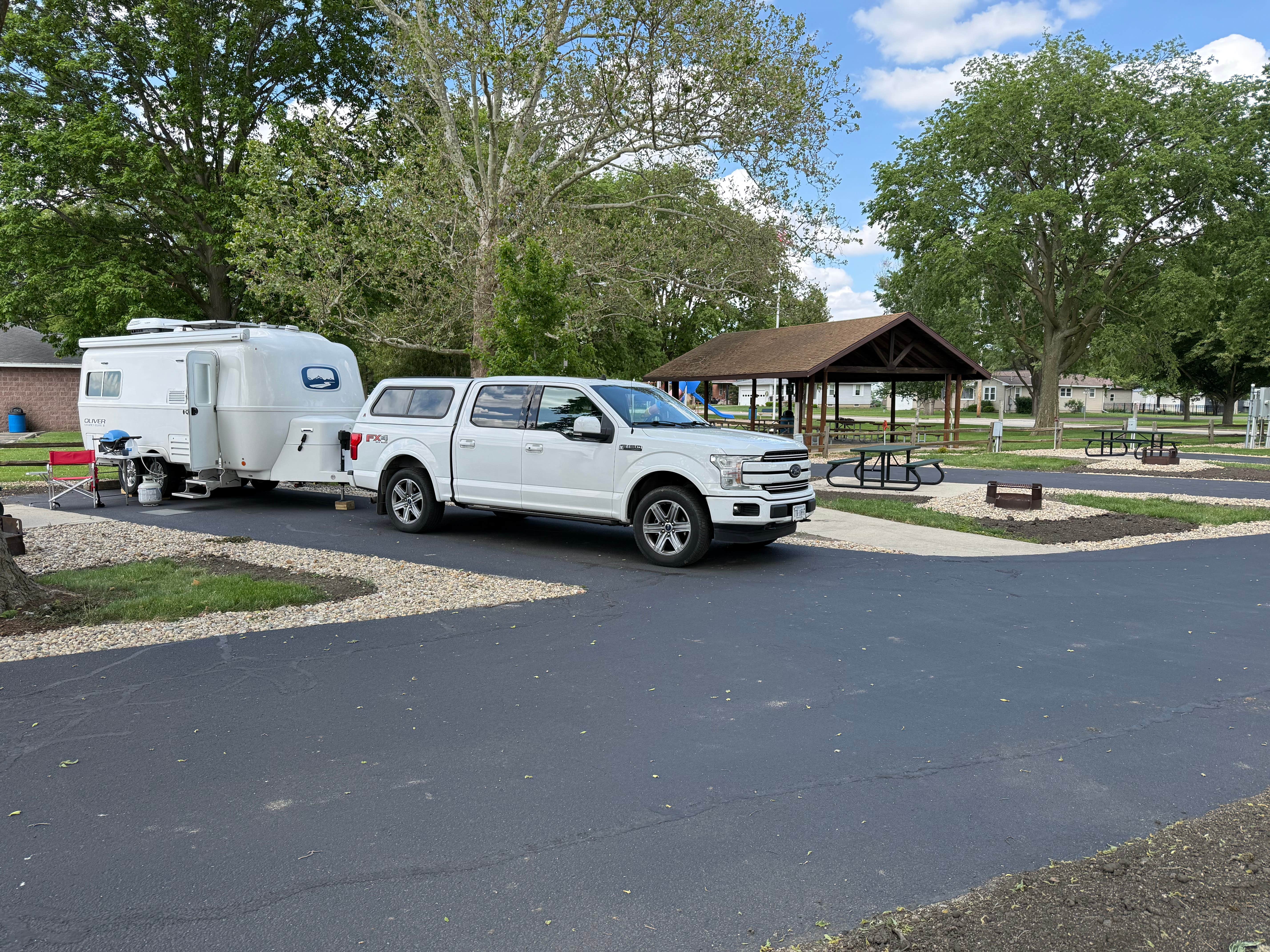 Camper-submitted photo at Gibson City South Park Municipal Campground near Fisher, IL