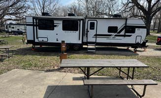 Nick E.'s photo of rv camping at Great Falls Campground — Illini State Park near Fairbury, IL