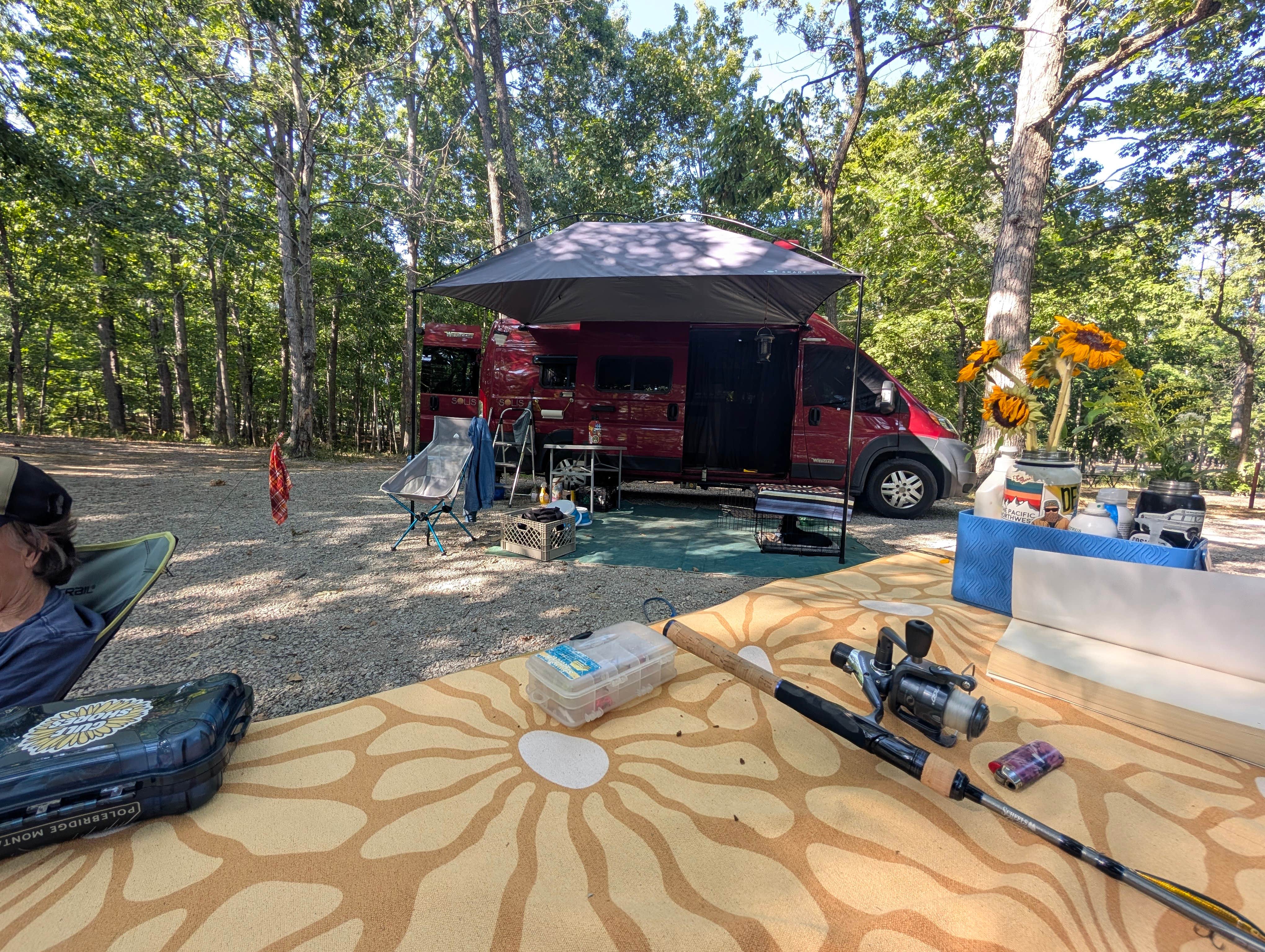 Camping near Spitler Woods State Natural Area: Wolf Creek State Park Campground, Findlay, Illinois