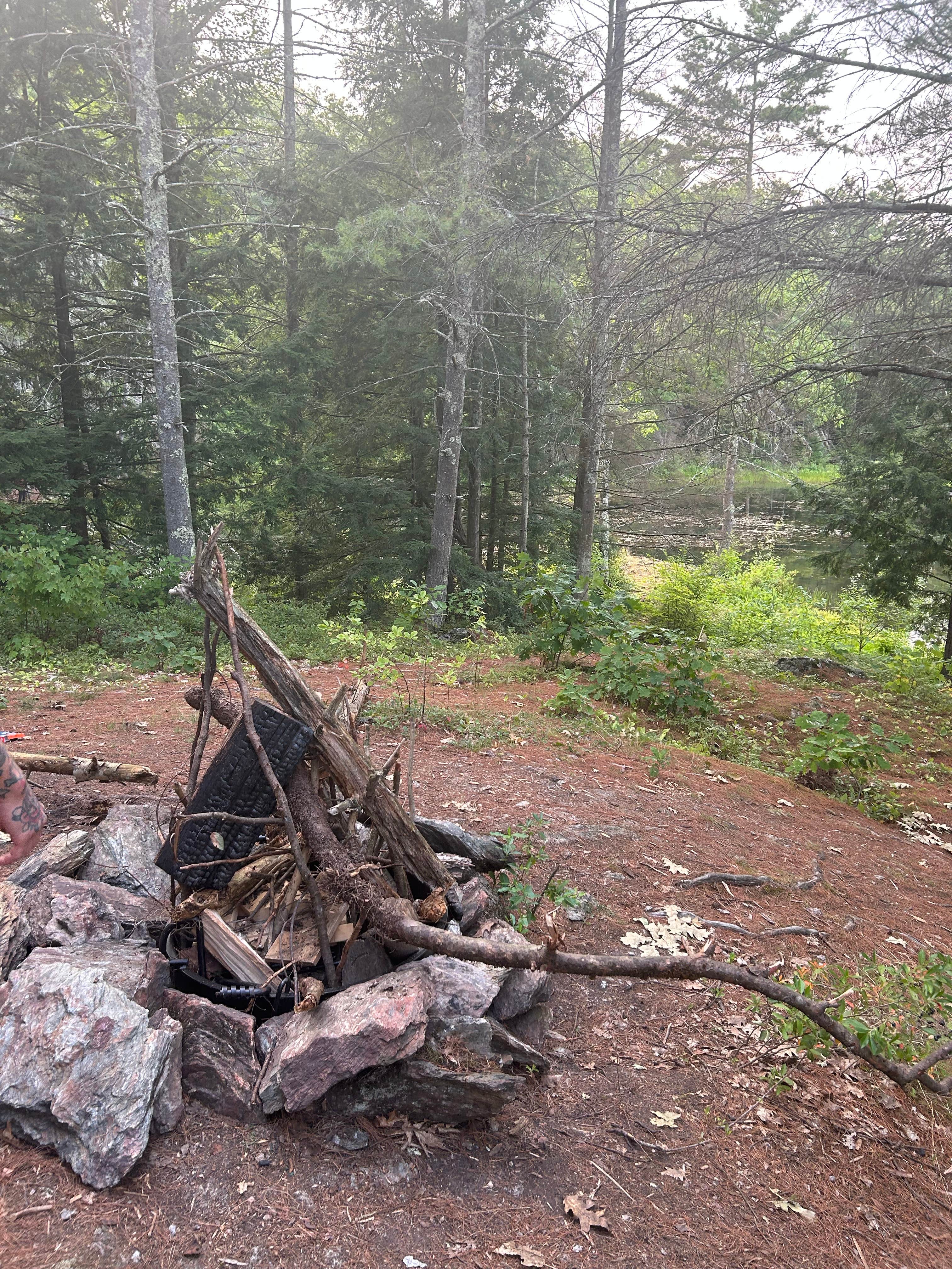 Camper-submitted photo at Indian Brook Reservoir near Eden Mills, VT