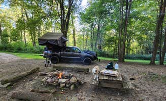 Christopher M.'s photo of tent camping at Indian Creek Camplands Inc near Rices Landing, PA