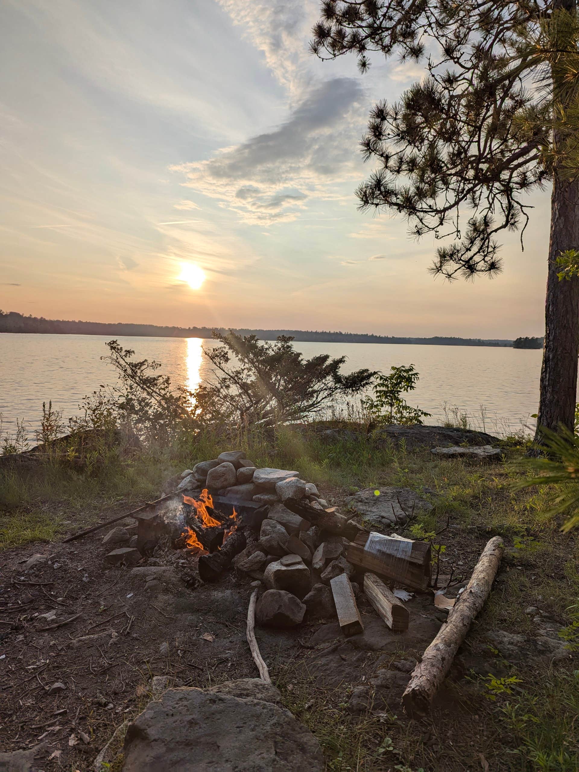 Camper submitted image from Indian Island Canoe Campsite on Crane Lake - 1