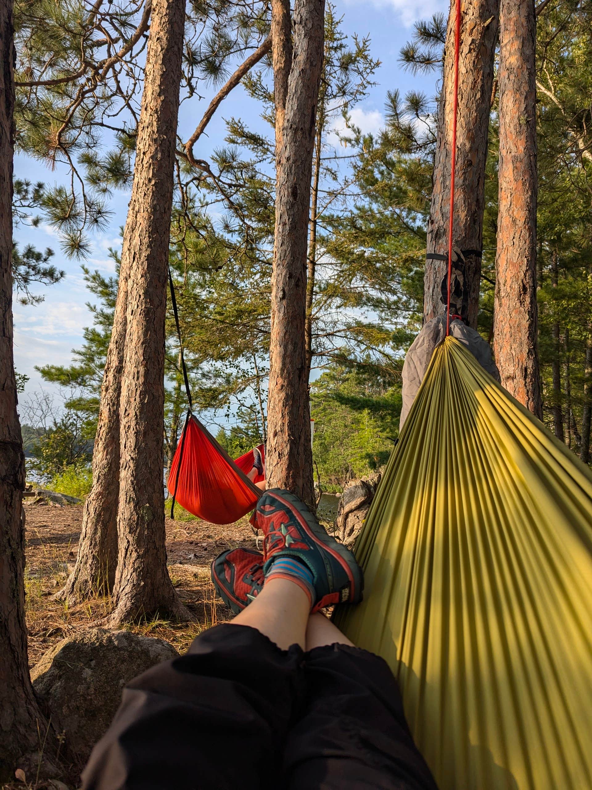 Camper-submitted photo at Indian Island Canoe Campsite on Crane Lake near Voyageurs National Park