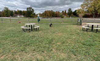 Emerson F.'s photo of camping with pets at Thousand Trails Indian Lakes near New Castle, IN