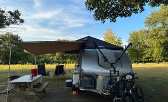 Camping near Camp Cottonwood: Mounds State Rec Area, Brookville, Indiana