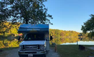 Gabrielle K.'s photo of camping with pets at Fowler County Park near Newton, IL